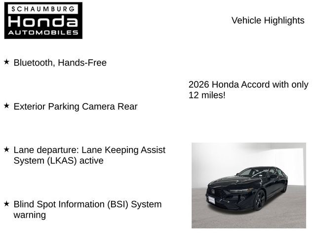 2026 Honda Accord Hybrid Sport-L