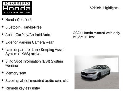 2024 Honda Accord Hybrid Sport-L