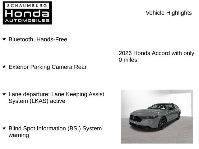 2026 Honda Accord Hybrid Sport-L