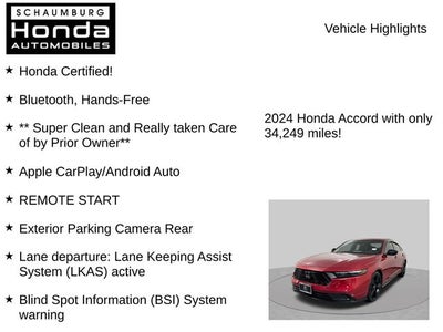 2024 Honda Accord Hybrid Sport-L