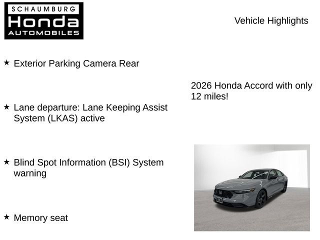 2026 Honda Accord Hybrid Sport-L