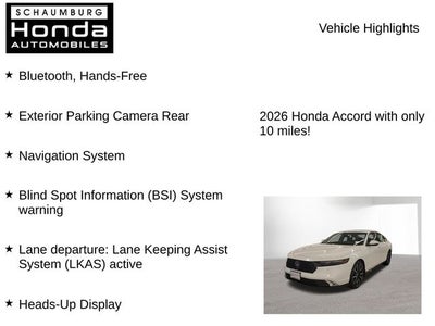 2026 Honda Accord Hybrid Touring