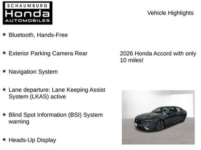 2026 Honda Accord Hybrid Touring