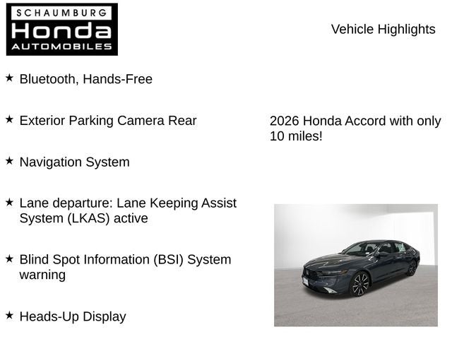 2026 Honda Accord Hybrid Touring