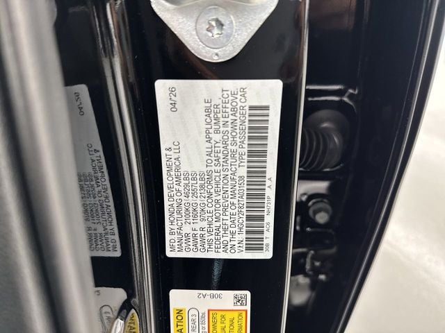 2026 Honda Accord Hybrid Touring