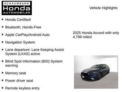 2025 Honda Accord Hybrid Touring