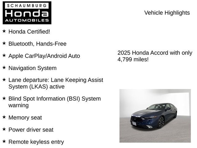 2025 Honda Accord Hybrid Touring