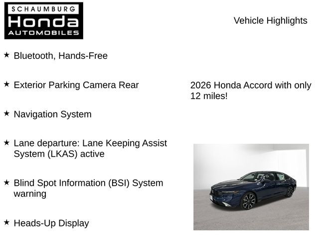 2026 Honda Accord Hybrid Touring