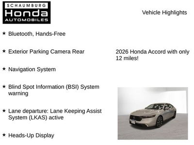 2026 Honda Accord Hybrid Touring