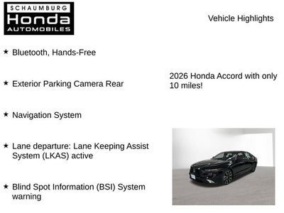 2026 Honda Accord Hybrid Touring