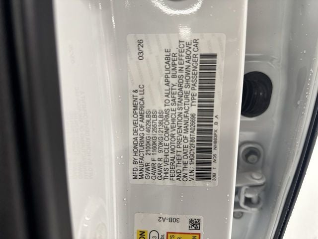 2026 Honda Accord Hybrid Touring