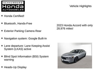2023 Honda Accord Hybrid Touring