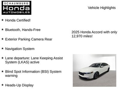 2025 Honda Accord Hybrid Touring
