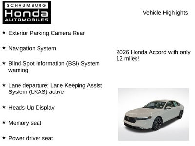 2026 Honda Accord Hybrid Touring