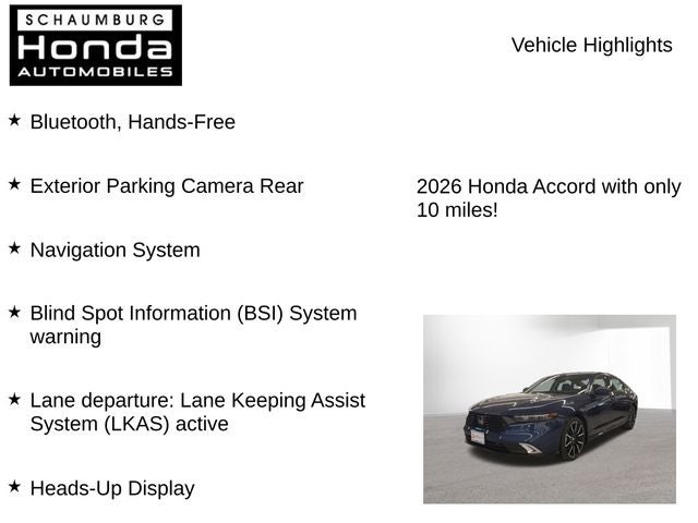 2026 Honda Accord Hybrid Touring