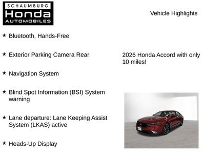 2026 Honda Accord Hybrid Touring
