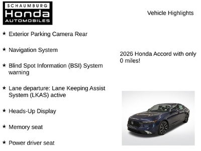 2026 Honda Accord Hybrid Touring