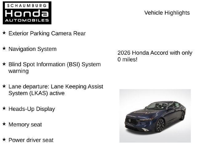 2026 Honda Accord Hybrid Touring