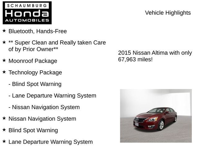 2015 Nissan Altima 2.5 SL