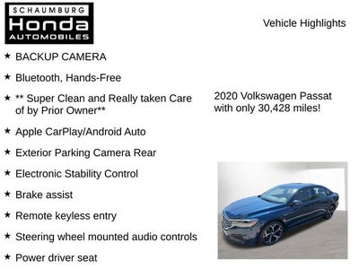 2020 Volkswagen Passat 2.0T R-Line