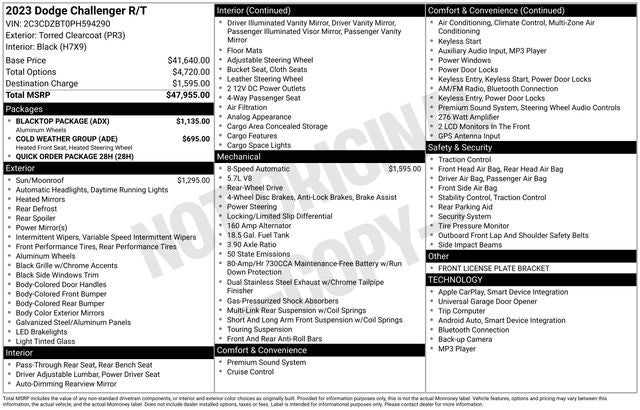 2023 Dodge Challenger R/T