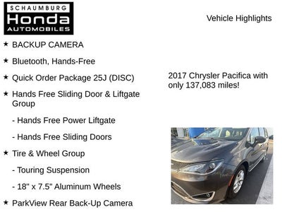 2017 Chrysler Pacifica Touring L Plus