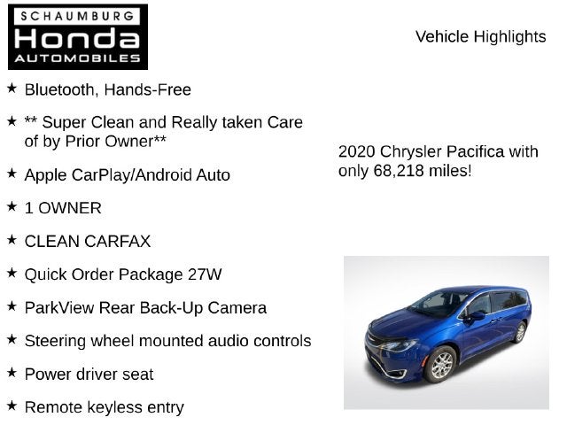 2020 Chrysler Pacifica Touring