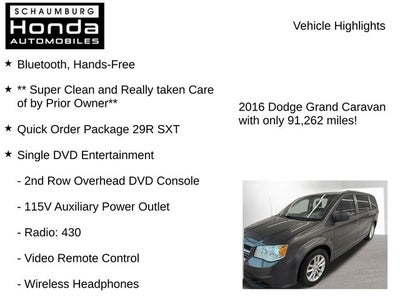 2016 Dodge Grand Caravan SXT