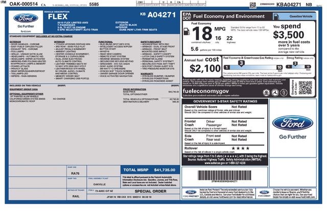 2019 Ford Flex Limited
