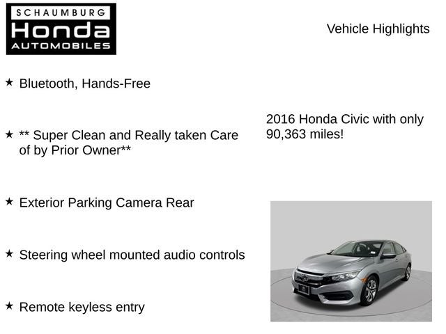 2016 Honda Civic LX
