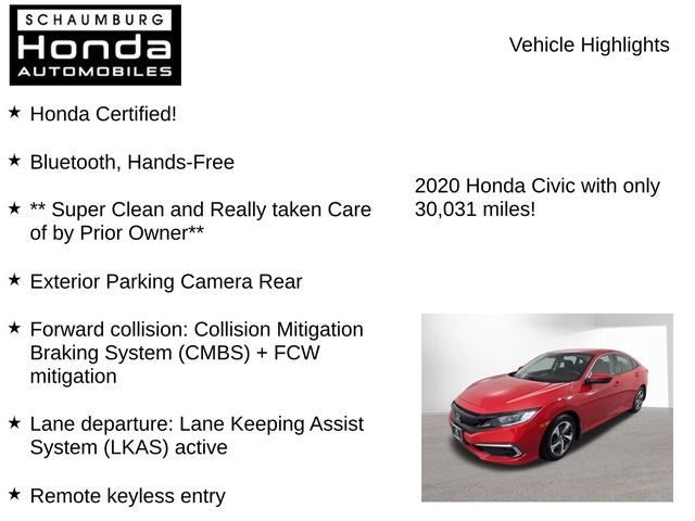 2020 Honda Civic LX