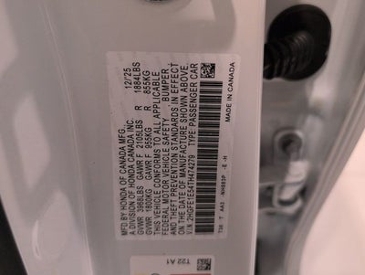 2026 Honda Civic Si Base