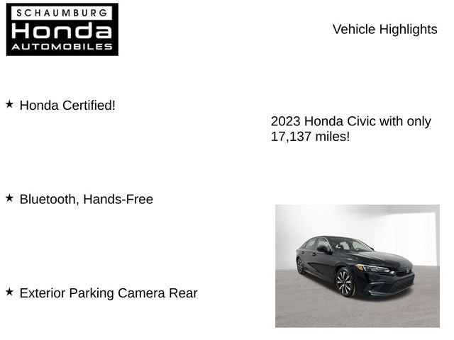 2023 Honda Civic EX