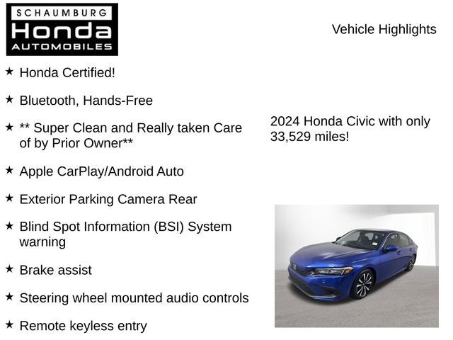 2024 Honda Civic EX
