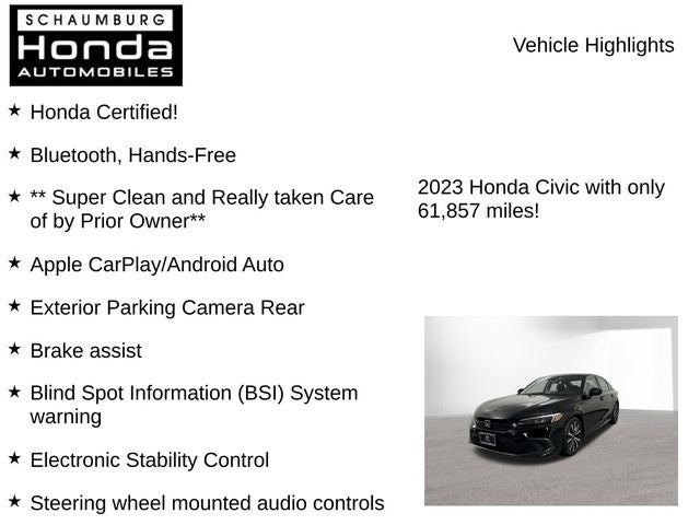 2023 Honda Civic EX