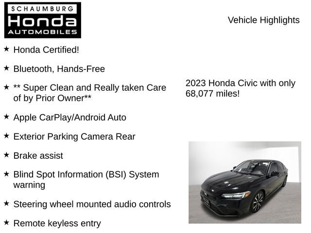 2023 Honda Civic EX