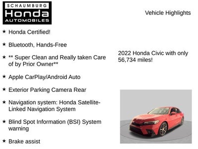 2022 Honda Civic Touring