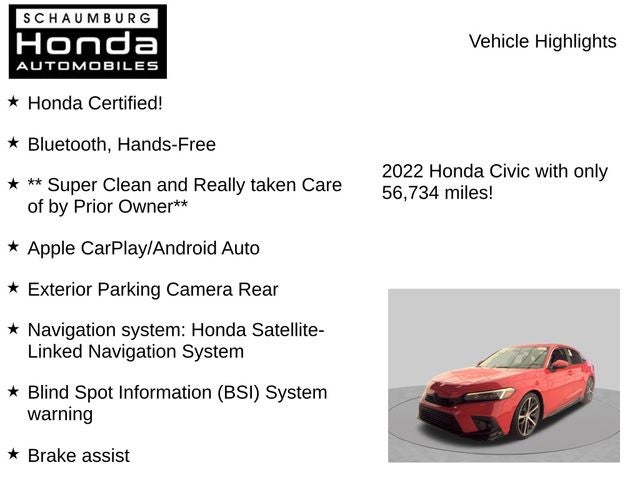 2022 Honda Civic Touring
