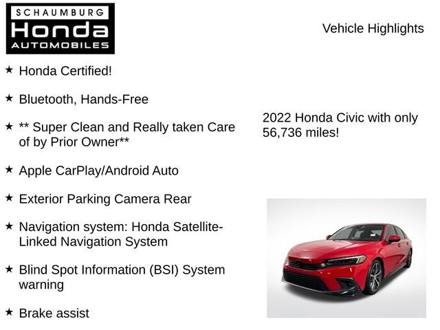 2022 Honda Civic Touring