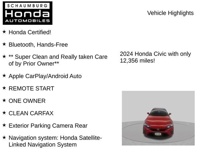2024 Honda Civic Touring