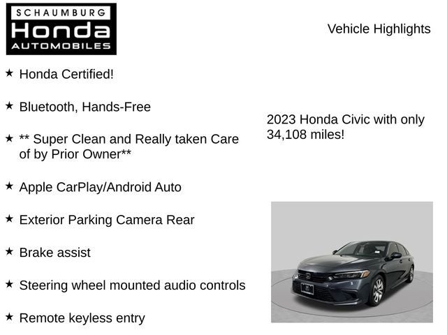 2023 Honda Civic LX