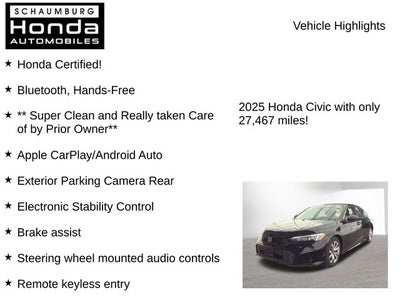 2025 Honda Civic LX