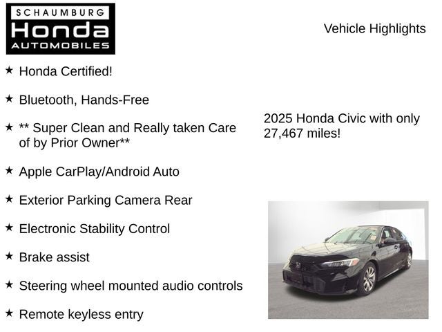 2025 Honda Civic LX