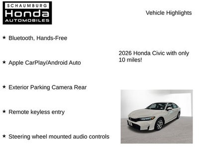 2026 Honda Civic LX