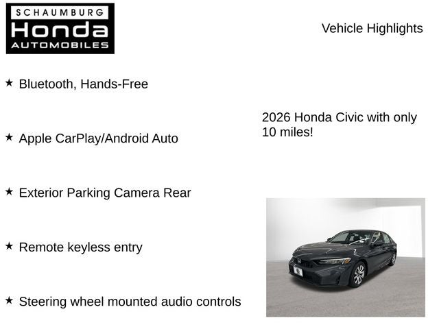 2026 Honda Civic LX