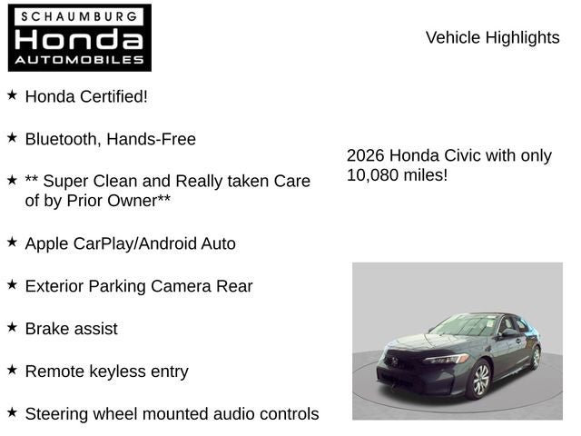 2026 Honda Civic LX
