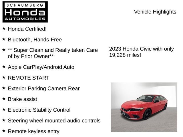 2023 Honda Civic Sport