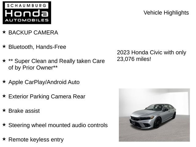 2023 Honda Civic Sport