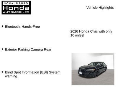 2026 Honda Civic Sport