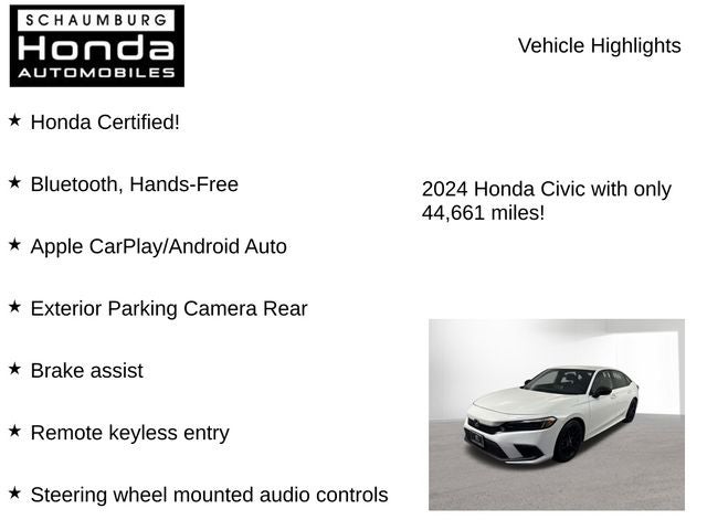 2024 Honda Civic Sport
